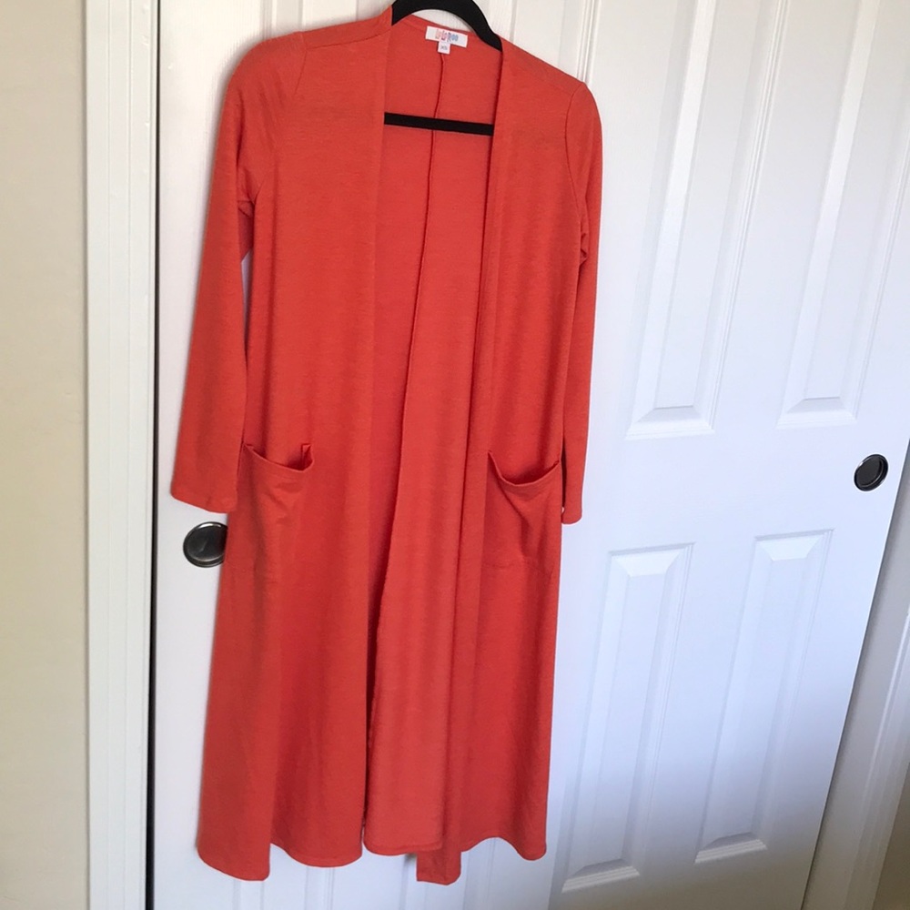Orange LulaRoe Kimono